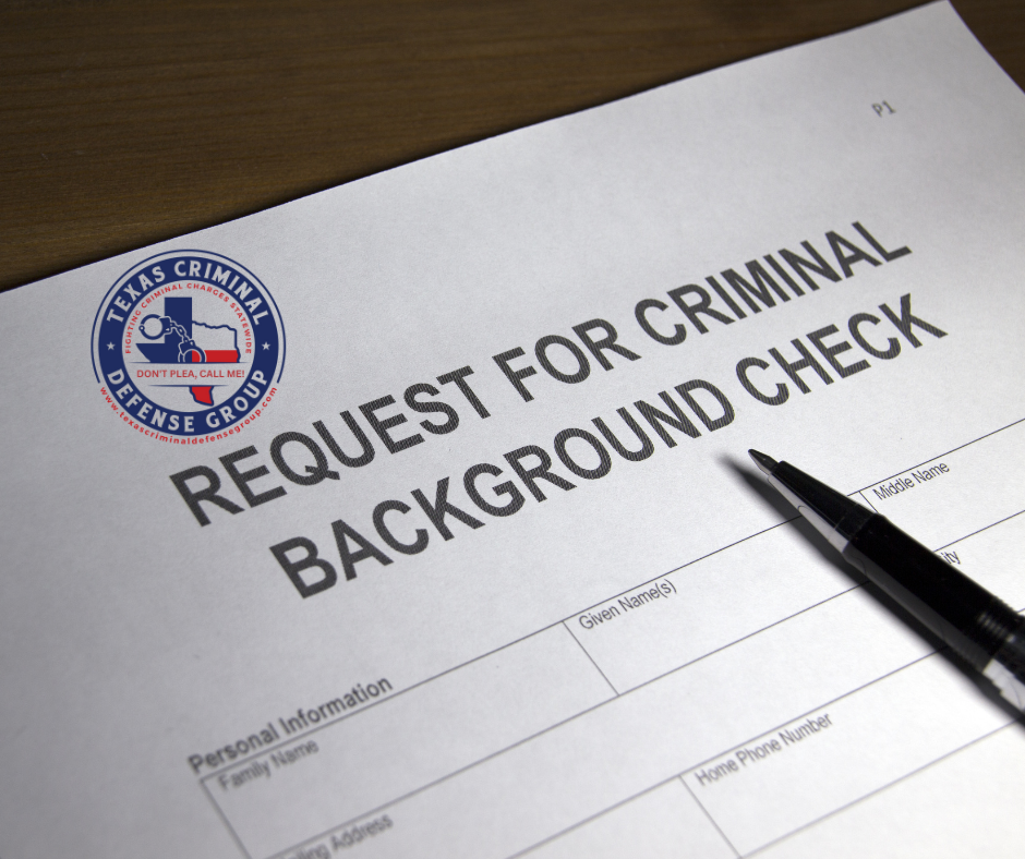 Background Checks with a DWI