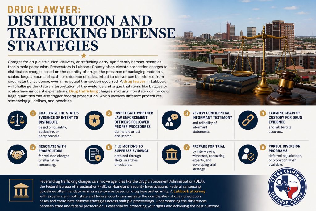Lubbock Drug Lawyer Defense Strategies