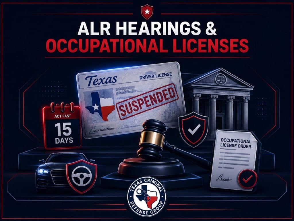 DWI Defense Attorney: Administrative License Revocation Hearings and Occupational Licenses