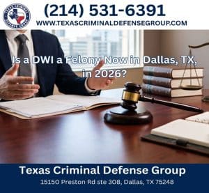 What happens in the first court date for DWI in Dallas, TX?